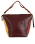 Camden Handbag, £280, Handbags, Burgundy/Red/Yellow, Leather, Back view